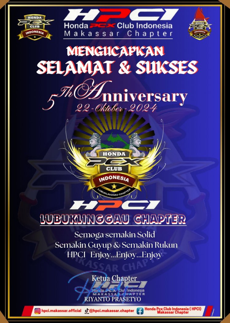 Happy Anniversary buat Lubuklinggau Chapter 